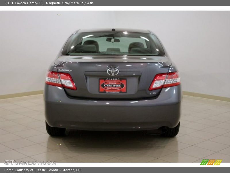 Magnetic Gray Metallic / Ash 2011 Toyota Camry LE