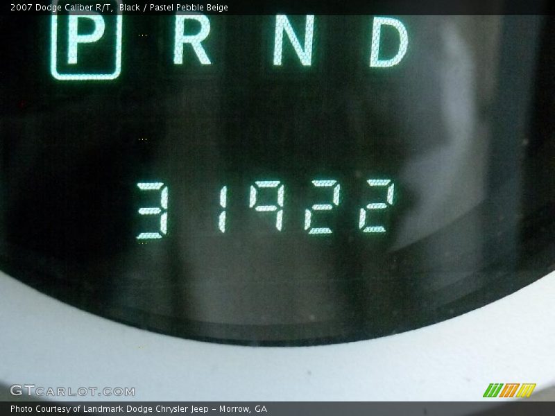 Black / Pastel Pebble Beige 2007 Dodge Caliber R/T