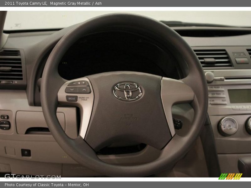 Magnetic Gray Metallic / Ash 2011 Toyota Camry LE
