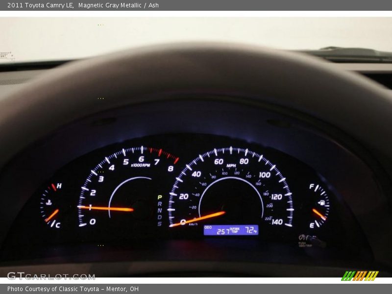 Magnetic Gray Metallic / Ash 2011 Toyota Camry LE