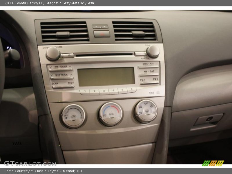 Magnetic Gray Metallic / Ash 2011 Toyota Camry LE