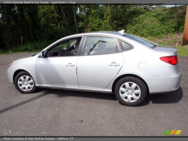 Quicksilver / Gray 2009 Hyundai Elantra GLS Sedan