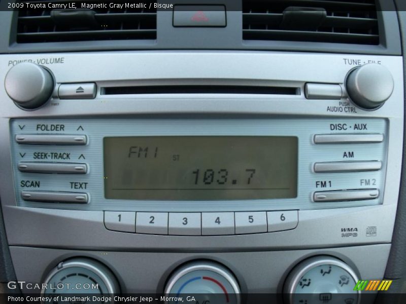 Magnetic Gray Metallic / Bisque 2009 Toyota Camry LE