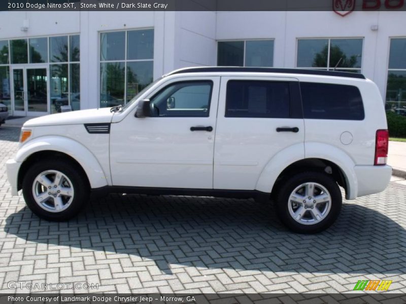 Stone White / Dark Slate Gray 2010 Dodge Nitro SXT