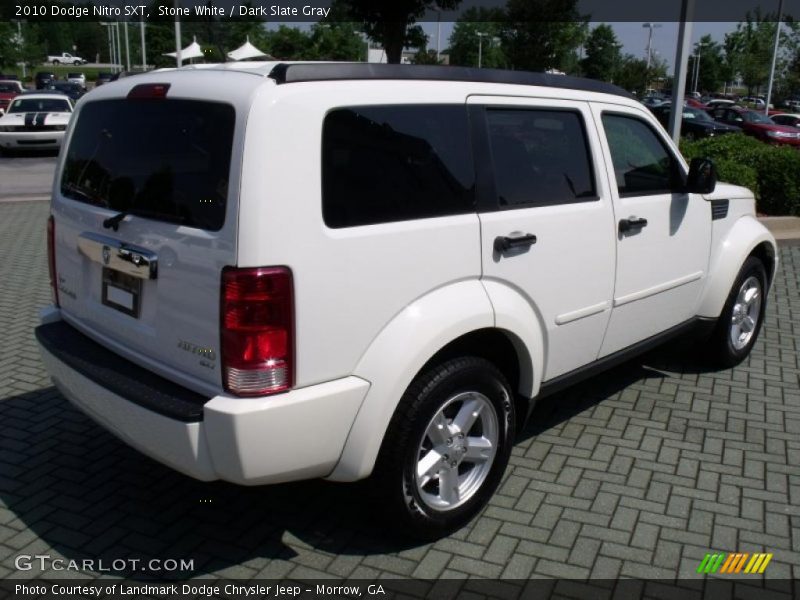 Stone White / Dark Slate Gray 2010 Dodge Nitro SXT