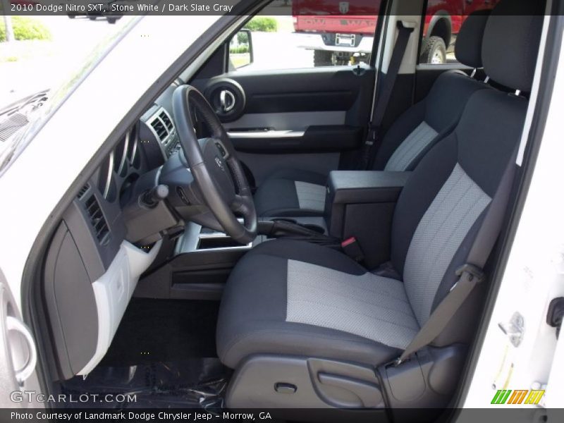 Stone White / Dark Slate Gray 2010 Dodge Nitro SXT