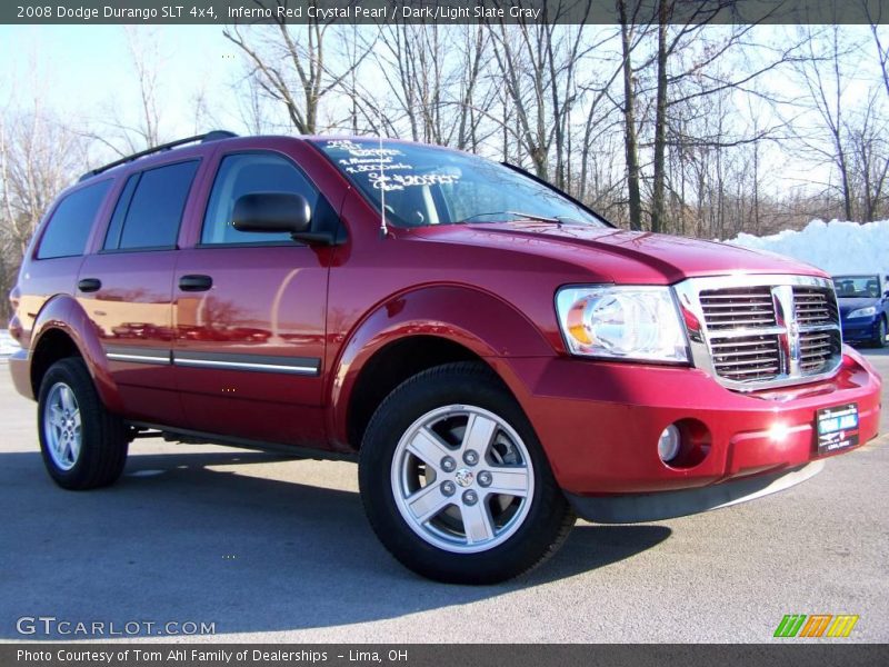 Inferno Red Crystal Pearl / Dark/Light Slate Gray 2008 Dodge Durango SLT 4x4