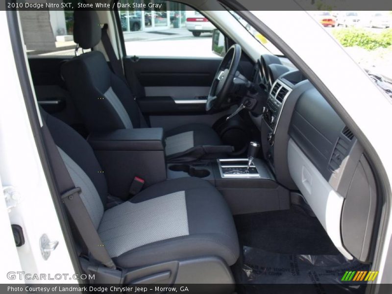 Stone White / Dark Slate Gray 2010 Dodge Nitro SXT