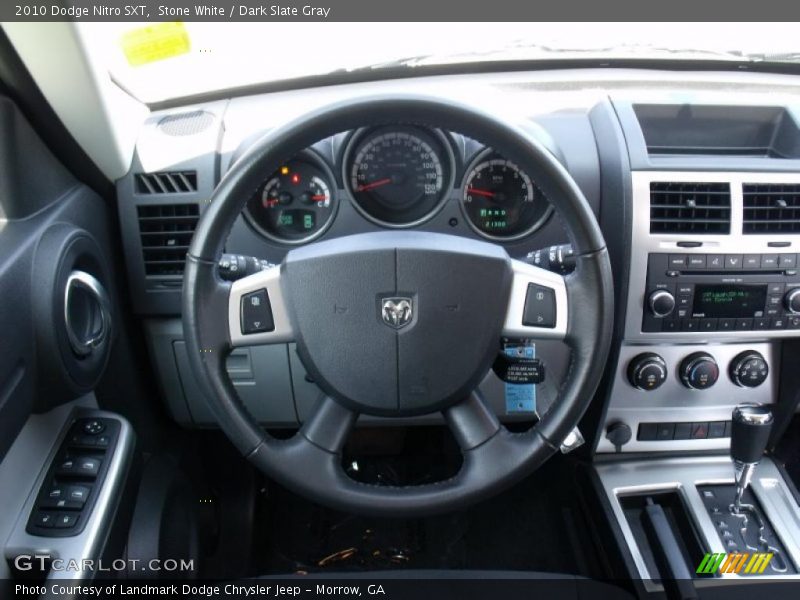 Stone White / Dark Slate Gray 2010 Dodge Nitro SXT