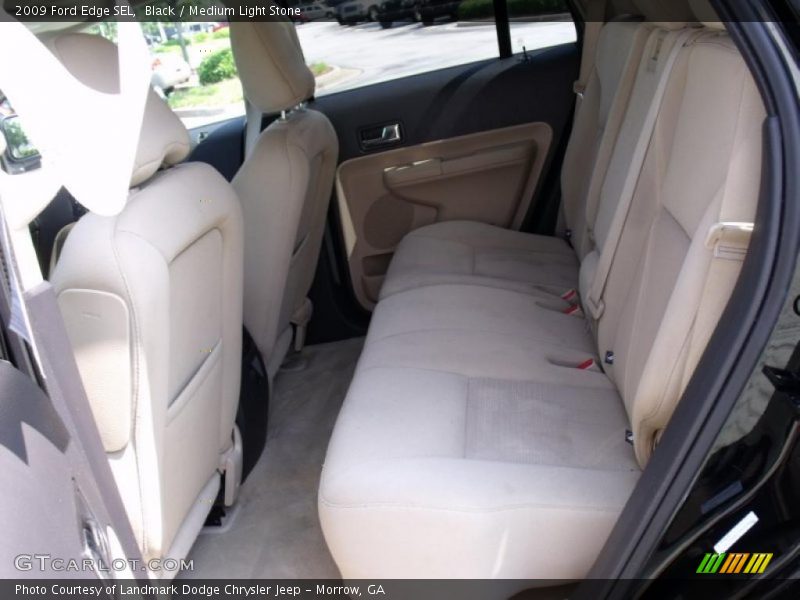 Black / Medium Light Stone 2009 Ford Edge SEL