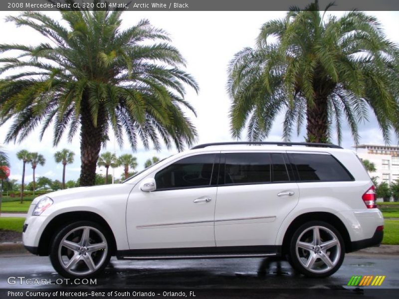 Arctic White / Black 2008 Mercedes-Benz GL 320 CDI 4Matic