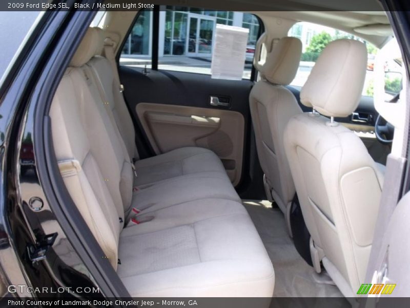 Black / Medium Light Stone 2009 Ford Edge SEL