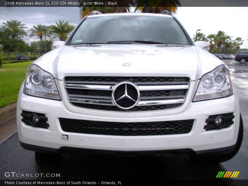 Arctic White / Black 2008 Mercedes-Benz GL 320 CDI 4Matic