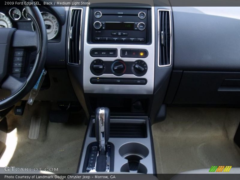 Black / Medium Light Stone 2009 Ford Edge SEL