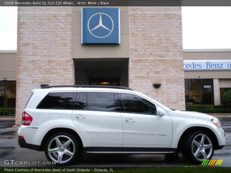 Arctic White / Black 2008 Mercedes-Benz GL 320 CDI 4Matic