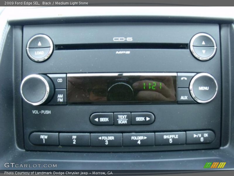 Black / Medium Light Stone 2009 Ford Edge SEL