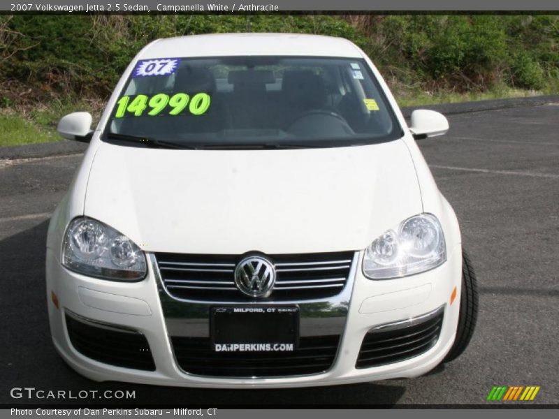 Campanella White / Anthracite 2007 Volkswagen Jetta 2.5 Sedan