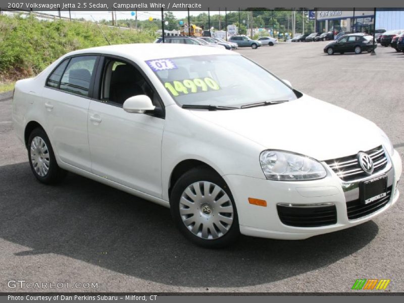 Campanella White / Anthracite 2007 Volkswagen Jetta 2.5 Sedan