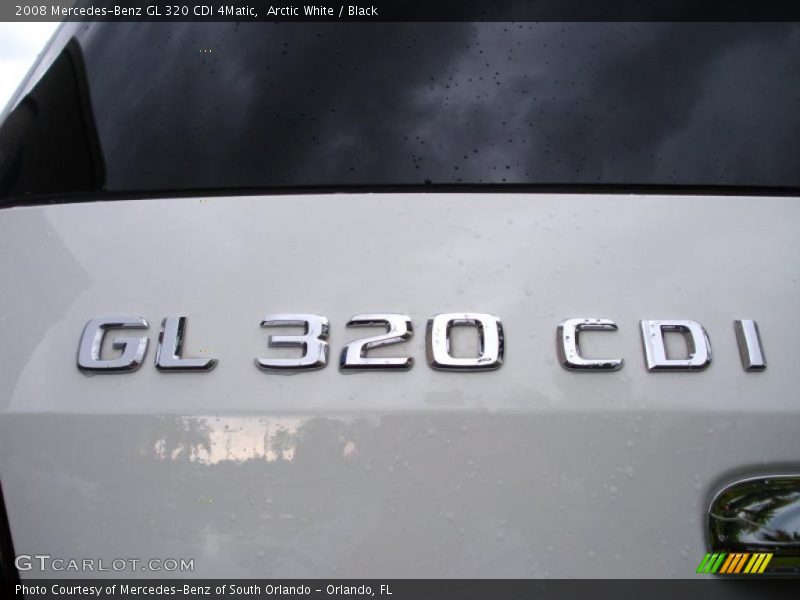 Arctic White / Black 2008 Mercedes-Benz GL 320 CDI 4Matic