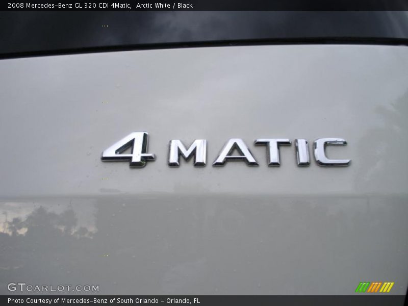 Arctic White / Black 2008 Mercedes-Benz GL 320 CDI 4Matic