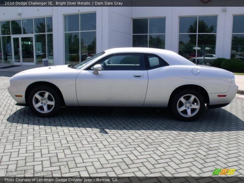 Bright Silver Metallic / Dark Slate Gray 2010 Dodge Challenger SE
