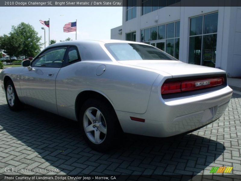 Bright Silver Metallic / Dark Slate Gray 2010 Dodge Challenger SE