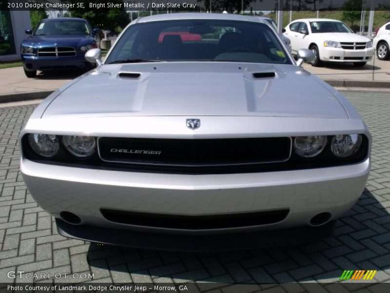 Bright Silver Metallic / Dark Slate Gray 2010 Dodge Challenger SE