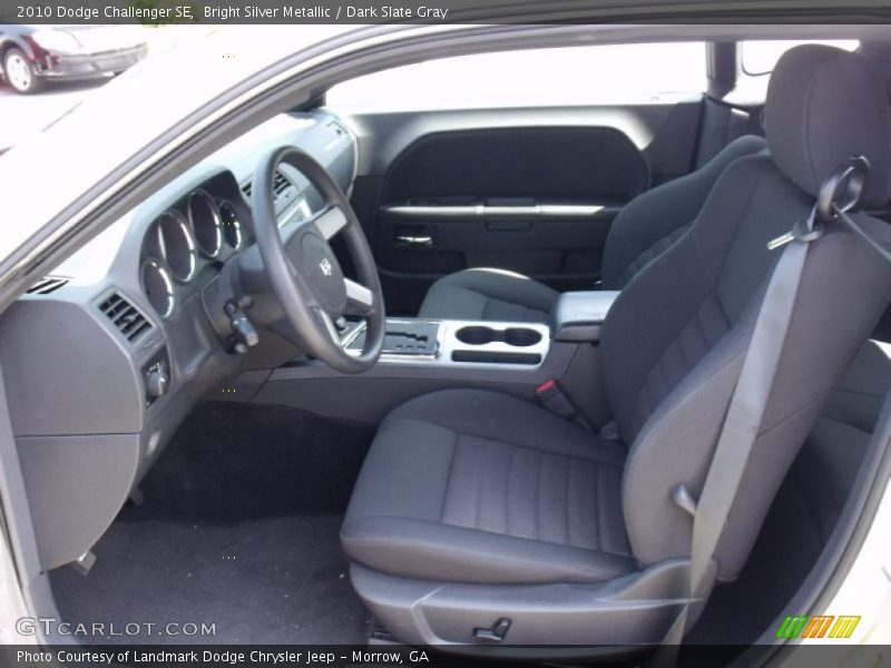 Bright Silver Metallic / Dark Slate Gray 2010 Dodge Challenger SE