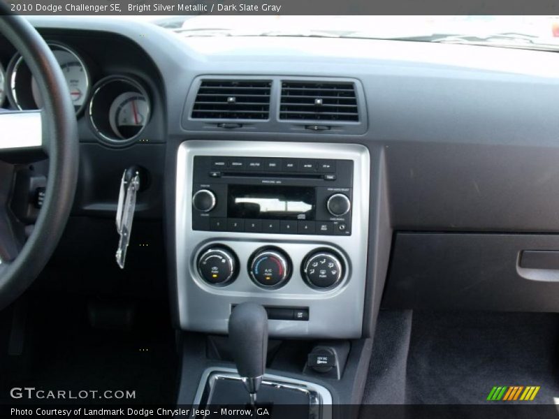 Bright Silver Metallic / Dark Slate Gray 2010 Dodge Challenger SE