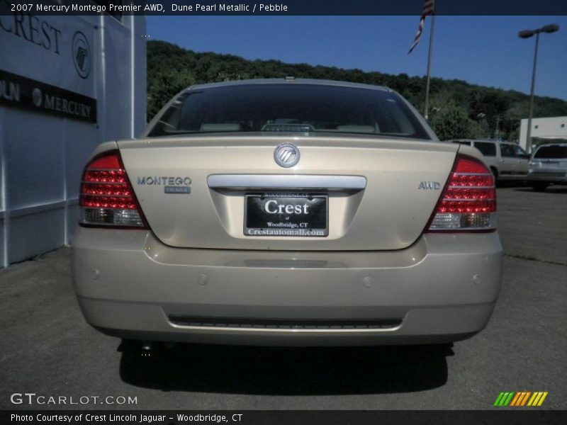 Dune Pearl Metallic / Pebble 2007 Mercury Montego Premier AWD