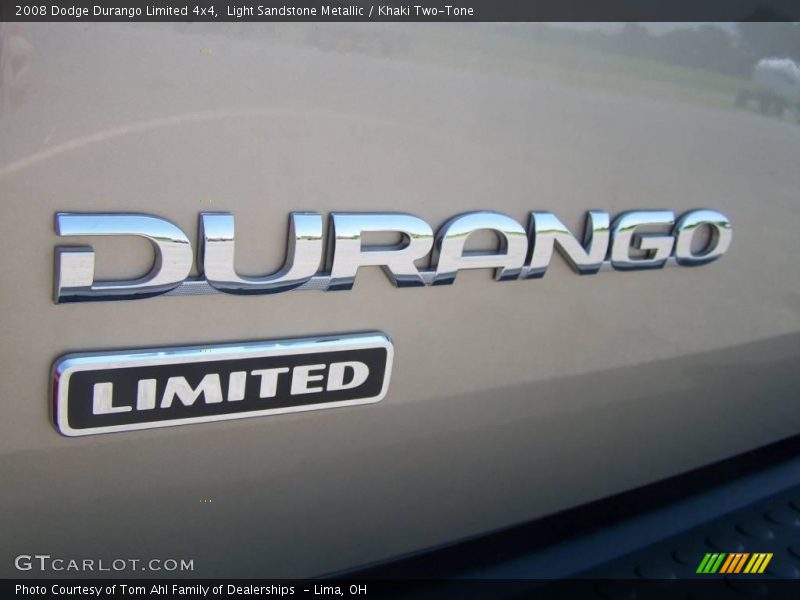 Light Sandstone Metallic / Khaki Two-Tone 2008 Dodge Durango Limited 4x4
