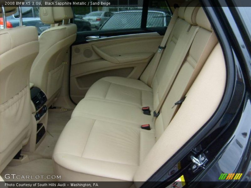 Black Sapphire Metallic / Sand Beige 2008 BMW X5 3.0si