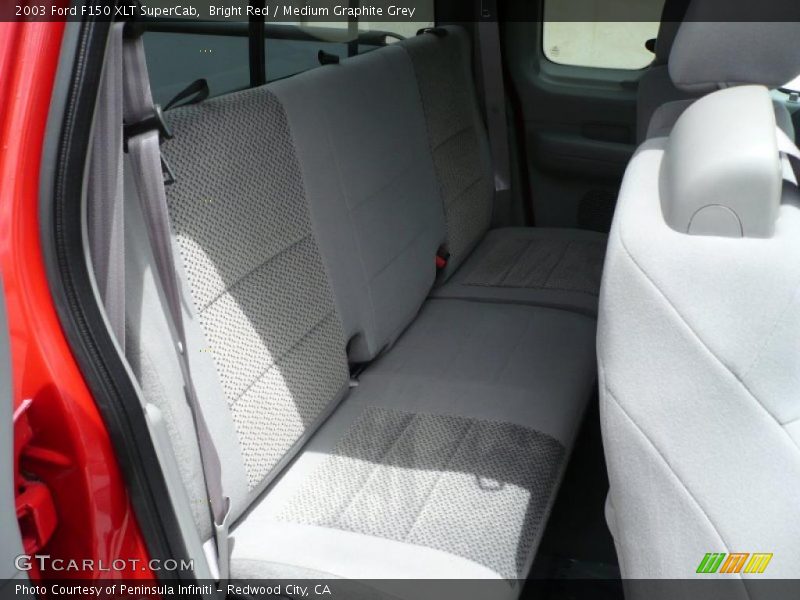 Bright Red / Medium Graphite Grey 2003 Ford F150 XLT SuperCab