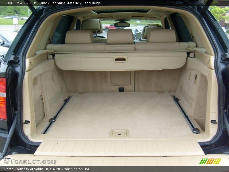 Black Sapphire Metallic / Sand Beige 2008 BMW X5 3.0si