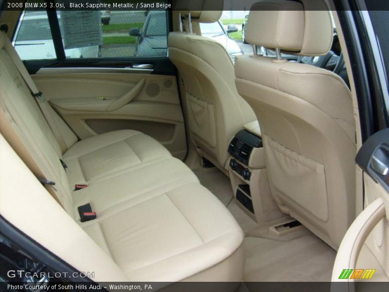 Black Sapphire Metallic / Sand Beige 2008 BMW X5 3.0si