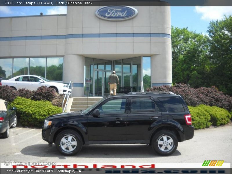 Black / Charcoal Black 2010 Ford Escape XLT 4WD