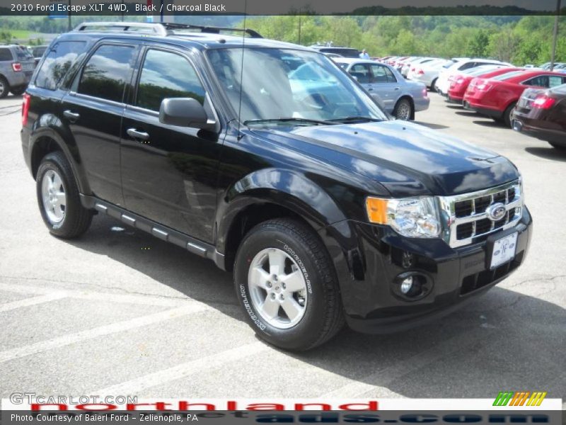 Black / Charcoal Black 2010 Ford Escape XLT 4WD