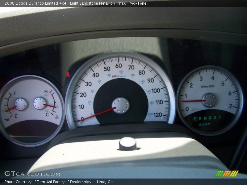 Light Sandstone Metallic / Khaki Two-Tone 2008 Dodge Durango Limited 4x4