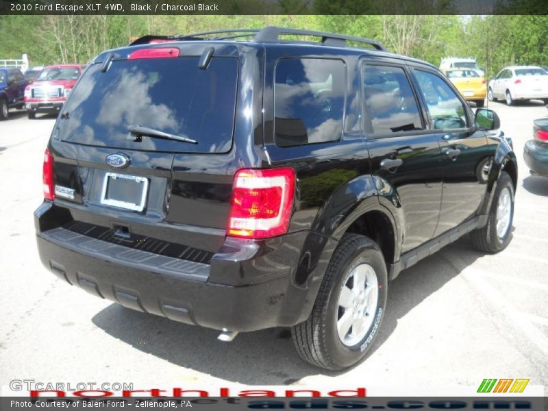 Black / Charcoal Black 2010 Ford Escape XLT 4WD