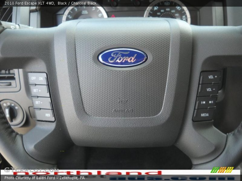 Black / Charcoal Black 2010 Ford Escape XLT 4WD