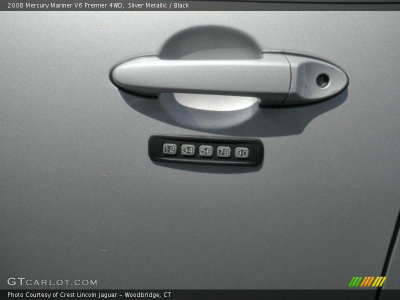Silver Metallic / Black 2008 Mercury Mariner V6 Premier 4WD