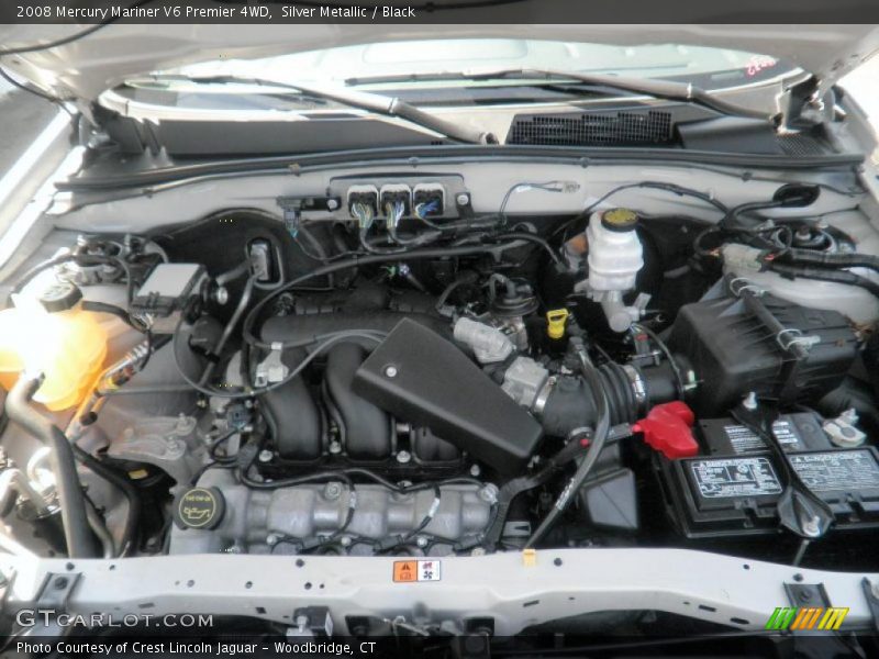 Silver Metallic / Black 2008 Mercury Mariner V6 Premier 4WD