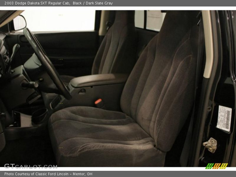 Black / Dark Slate Gray 2003 Dodge Dakota SXT Regular Cab
