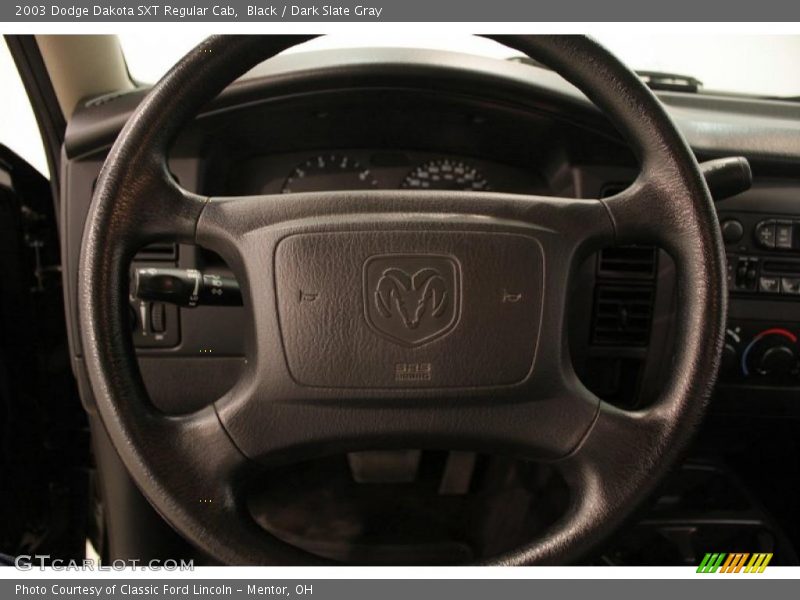 Black / Dark Slate Gray 2003 Dodge Dakota SXT Regular Cab