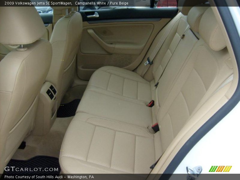 Campanella White / Pure Beige 2009 Volkswagen Jetta SE SportWagen