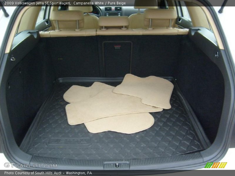 Campanella White / Pure Beige 2009 Volkswagen Jetta SE SportWagen