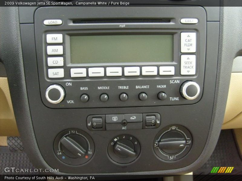 Campanella White / Pure Beige 2009 Volkswagen Jetta SE SportWagen