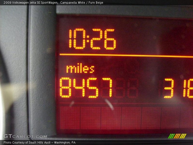 Campanella White / Pure Beige 2009 Volkswagen Jetta SE SportWagen