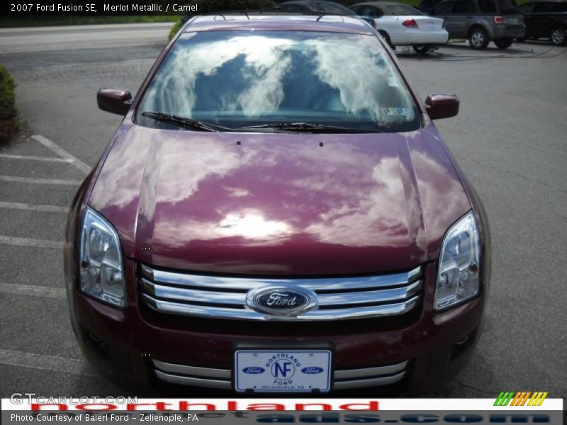 Merlot Metallic / Camel 2007 Ford Fusion SE
