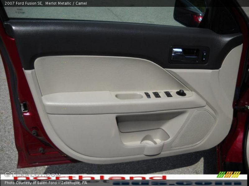 Merlot Metallic / Camel 2007 Ford Fusion SE